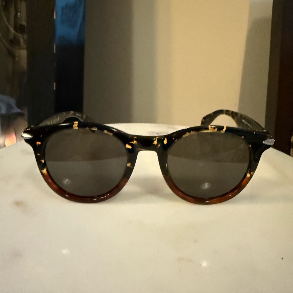Rag & Bone Tortoiseshell Round Sunglasses
